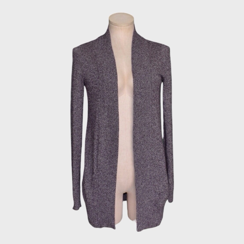 Staring At Stars Heathered Cotton Blend‎ Open Front Cardigan